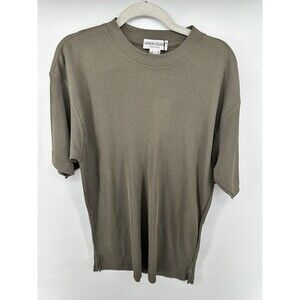 Vintage 1990s Giorgio Zillioni Textured Knit Made in Italy Size Small S Shirt